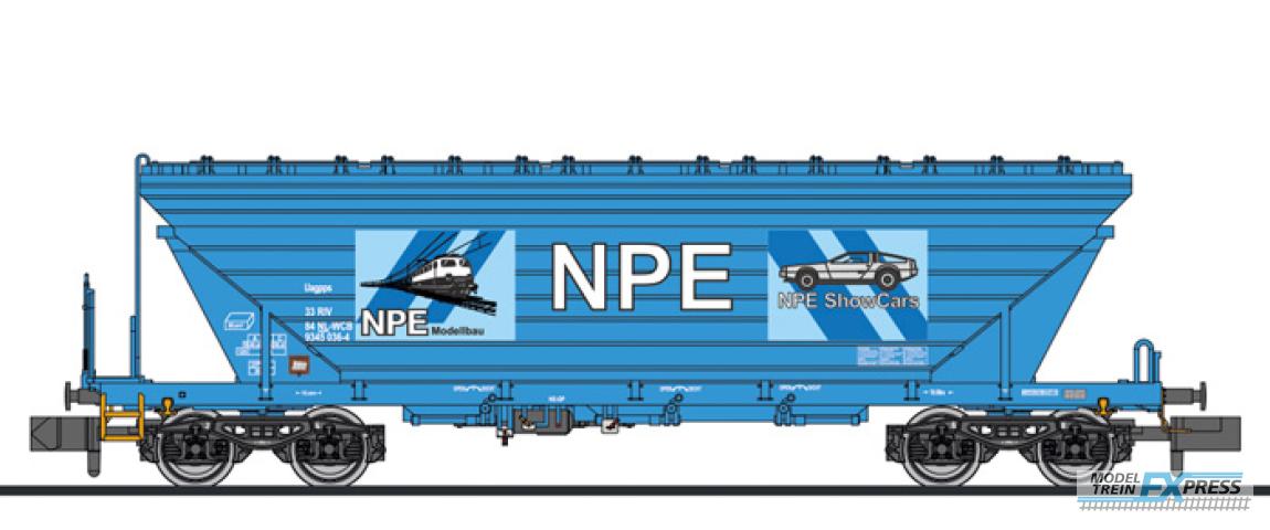 Liliput 265902 Getreidetransportw. Uagpps, "NPE", NL, hellblau, Ep.VI