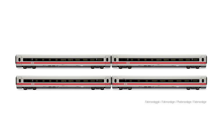 Lima 4687 DB AG, ICE1, Tz 186 "Chur", 4-unit pack (1 x 1st class + 3 x 2nd class) "Bock auf Graubünden", ep. VI