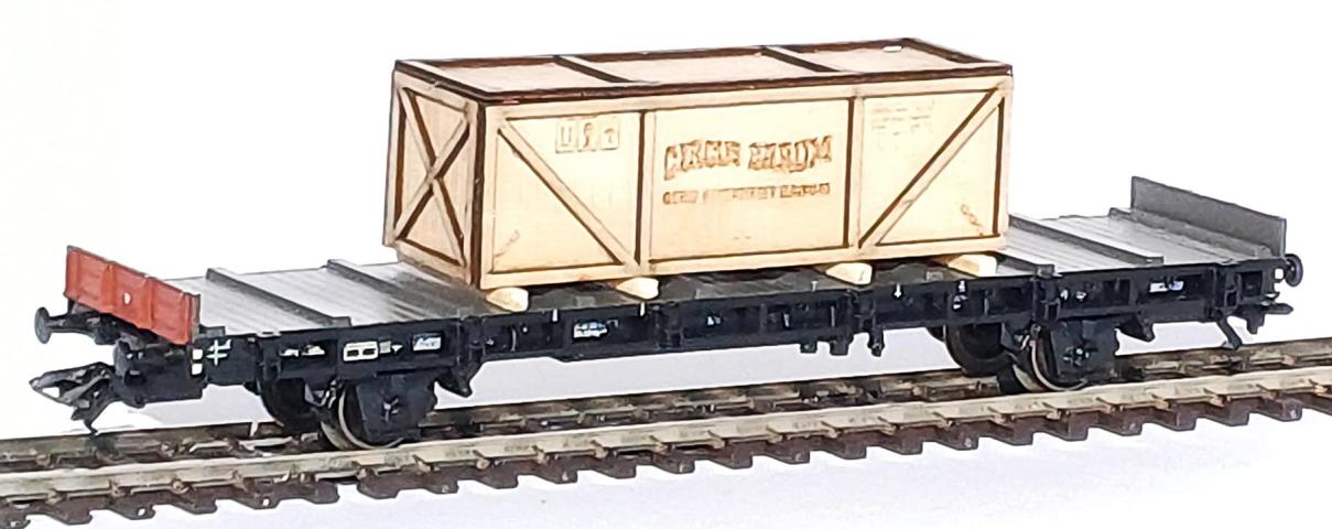 Loewe Wagonladingen 2449 Belading transportkist Circus Barum 70 mm