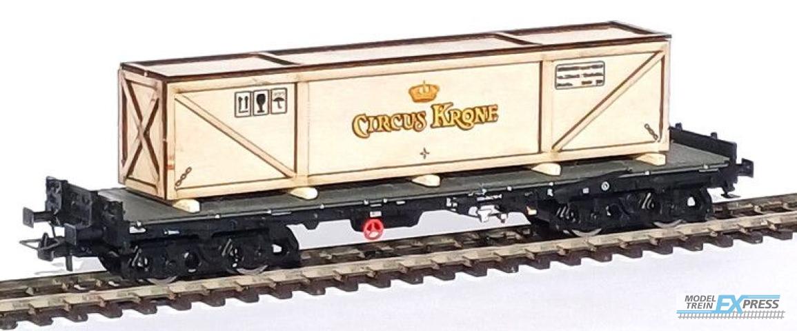 Loewe Wagonladingen 2450 Belading transportkist Circus Krone 120 mm