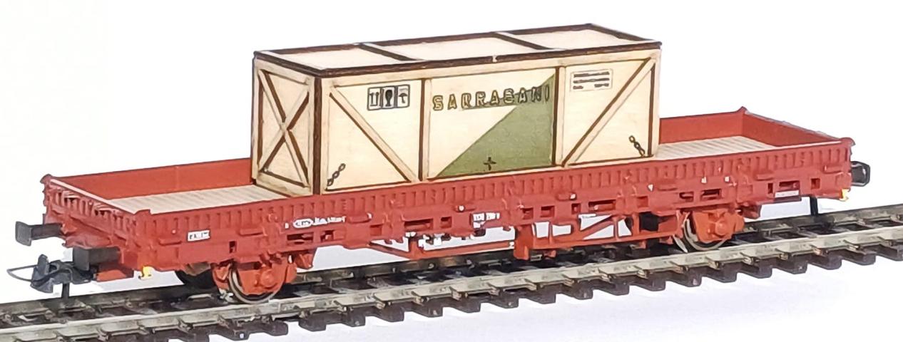 Loewe Wagonladingen 2451 Belading transportkist Circus Sarrasani 70 mm
