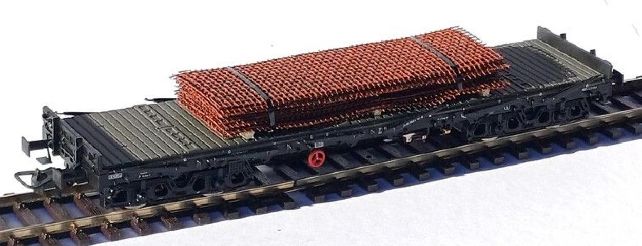 Loewe Wagonladingen 2460 Belading Staalmatten 80 mm