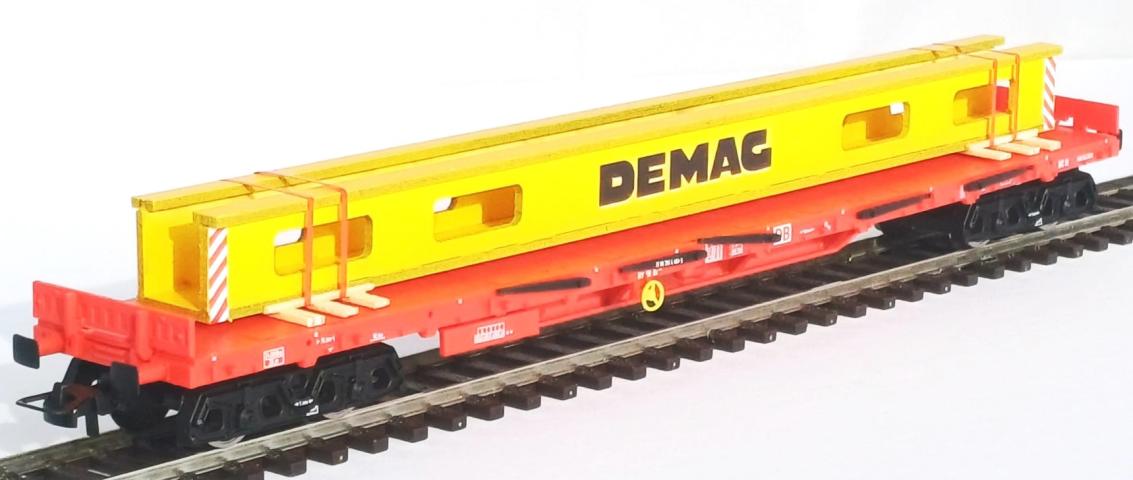 Loewe Wagonladingen 2502 Belading Kraanonderdeel Demag 200 mm