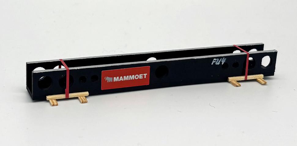 Loewe Wagonladingen 2511 Belading Kraanonderdeel Mammoet 120 mm