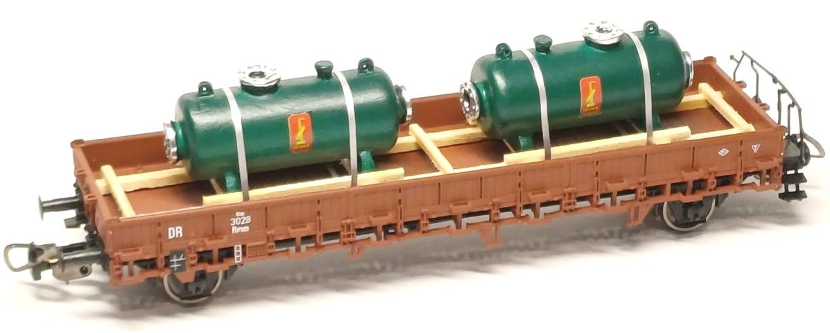 Loewe Wagonladingen 2540 Belading kleine ketel Leuna, 120 mm