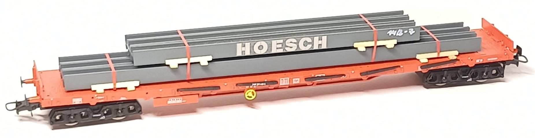 Loewe Wagonladingen 2549 Belading H-Profil dragers Hoesch, 190 mm