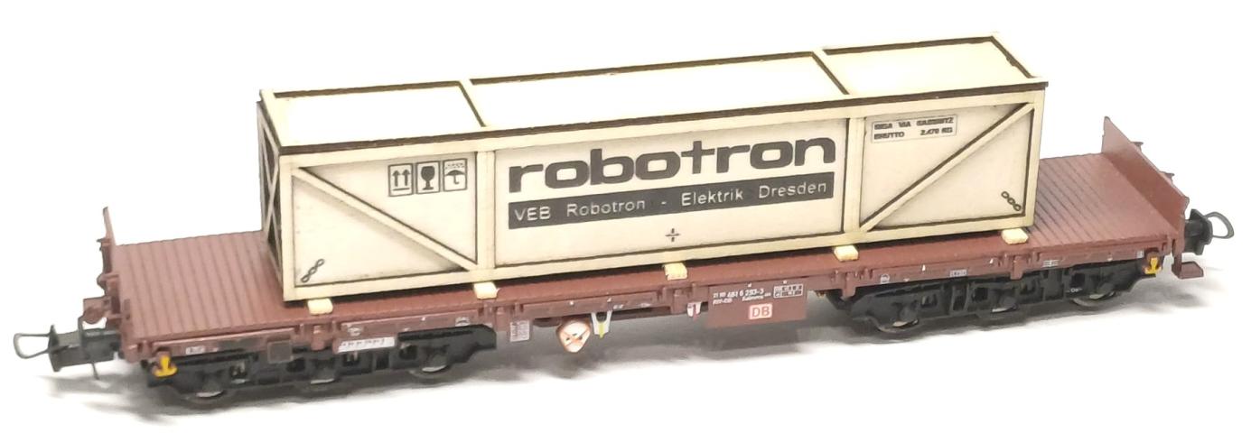 Loewe Wagonladingen 2562 Belading transportkist Robotron, 120 mm