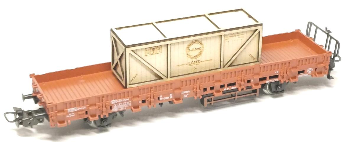 Loewe Wagonladingen 2564 Belading transportkist Lanz, 70 mm