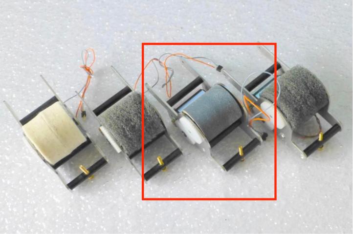 Lux 9034 H0-Schleifwerk komplett, mit Ronde Art.-Nr. 9047 und Faulhaber¹-Motor. Für den Einsatz in allen H0-Schienen- und Oberleitungsschleifwagen  und allen MLR-1 Mittelleiterreinigungswagen.