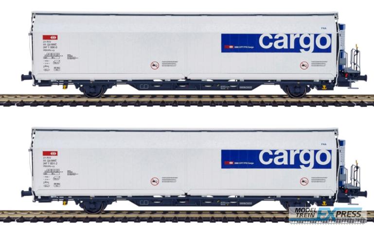 Mabartren 87516 Set 2  Hbbills wagons CH-SBBc 066/051, DC