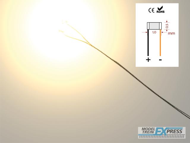 Mafen 040204 LED 0402 Gelb - Vorverdrahtet (10 Stk.)