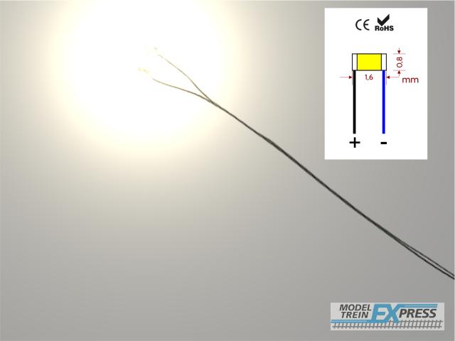 Mafen 060301 LED 0603 Warmweiß - Vorverdrahtet (10 Stk.)