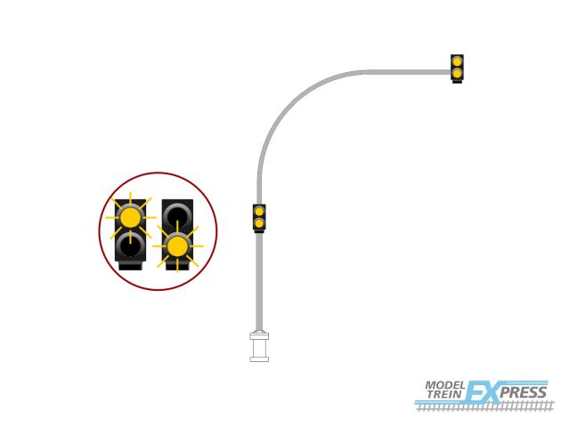 Mafen 383010 Gelb blinkende Bogenampel - rechts