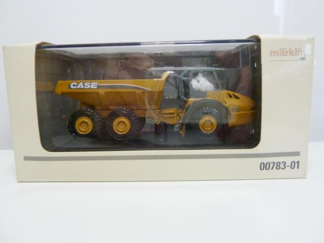 Marklin gebruikt materiaal 00783-01 Case "Center Pivot Steered Dumper", in goede staat, in doos