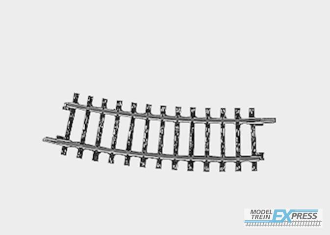 Marklin gebruikt materiaal 2223 Marklin gebogenrails R360 mm, 15 Gr.