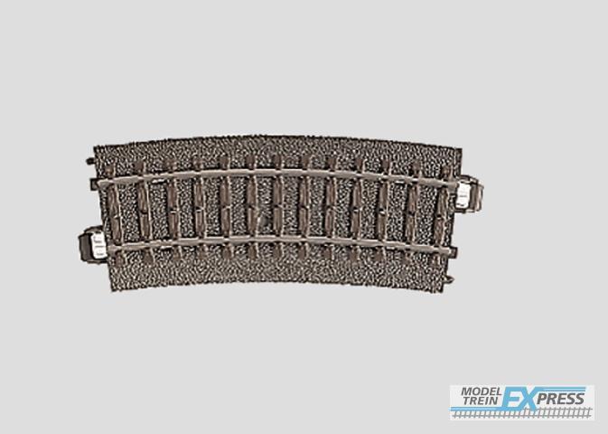 Marklin gebruikt materiaal 24115 Marklin Gleis geb.r360mm,15 Gr.