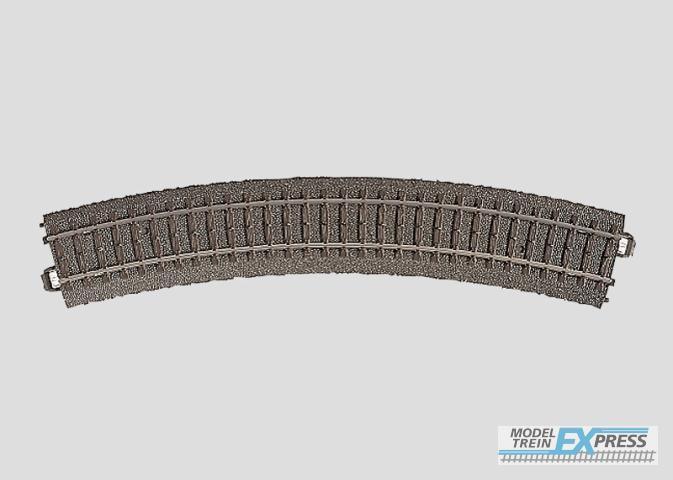 Marklin gebruikt materiaal 24230 Marklin Gleis geb.r437,5 mm,30 Gr.