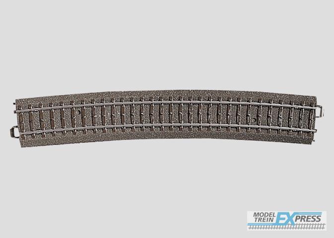 Marklin gebruikt materiaal 24912 Marklin Gleis geb.r1114,6 mm,12,1 Gr.