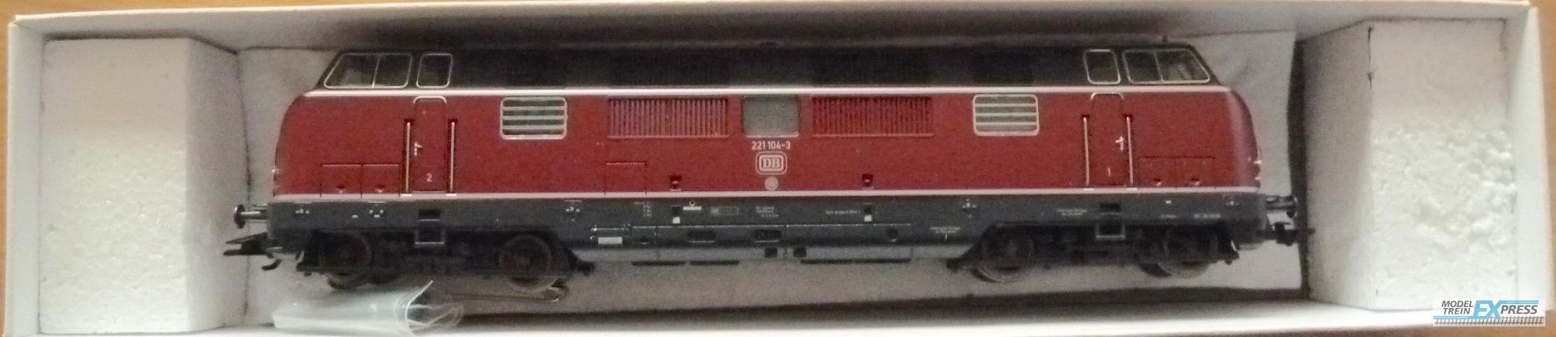 Marklin gebruikt materiaal 29811-1 Marklin DB diesellok BR 221 104-3, Digital Sound
