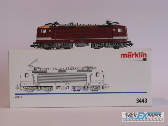 Marklin gebruikt materiaal 3443 Marklin DR Ellok BR 243 Epoche IV-V ombouw hoogvermogen digital motor