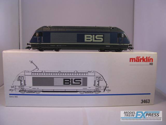 Marklin gebruikt materiaal 3463 Marklin Elok Serie 465 001-6 BLS ombouw hoogvermogen 6090 digital motor