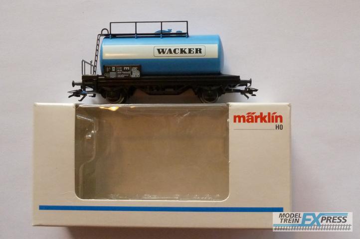 Marklin gebruikt materiaal 34900 Marklin ketelwagen "Wacker"