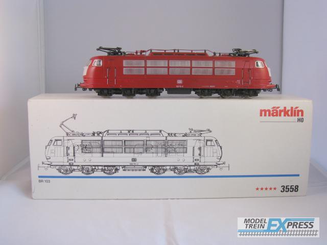 Marklin gebruikt materiaal 3558 Marklin E-lok DB 103 115-2 5 DB ombouw met hoogvermogen digital motor motor