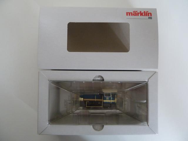 Marklin gebruikt materiaal 36341 DB rangeerloc Köf III oceaanblauw/beige, MFX, in goede staat, in doos