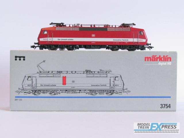 Marklin gebruikt materiaal 3754 Marklin E-lok BR 120 van de DB AEG