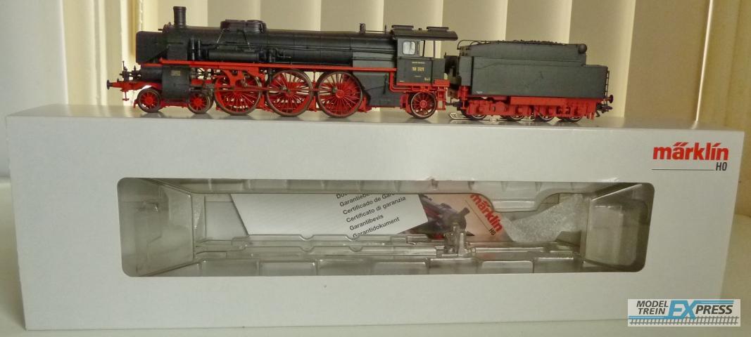 Marklin gebruikt materiaal 39020 Marklin mfx Stoomlocomotief serie 18.3 van de Deutsche Reichsbahn Gesellschaft (DRG) zgan in doos