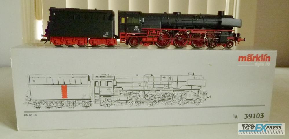 Marklin gebruikt materiaal 39103 Marklin H0 39103 Stoomlocomotief.BR 01 van de DB z.g.a.n. in doos