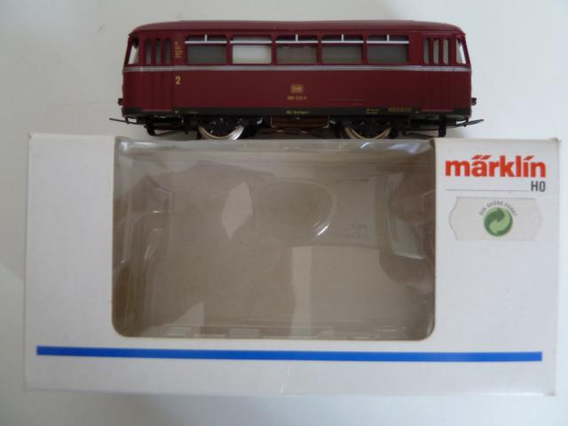 Marklin gebruikt materiaal 4018.1 Railbus bijwagen bij VT 95,  nieuwere uitvoering, in goede staat, in doos
