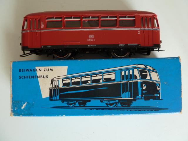 Marklin gebruikt materiaal 4018 Railbus bijwagen bij VT 95, in doos