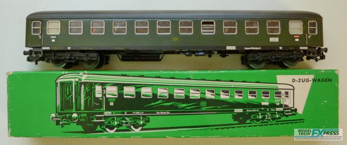 Marklin gebruikt materiaal 4022 Marklin DB 2kl D rijtuig groen