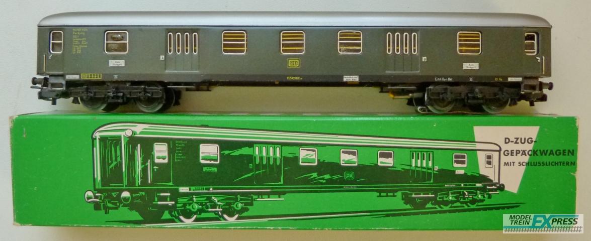 Marklin gebruikt materiaal 4044 Marklin Bagagerijtuig met sluitverlichting van de DB