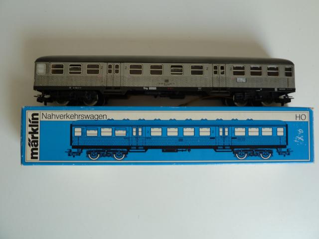 Marklin gebruikt materiaal 4082 DB Silberling 2e klasse, met verlichting, in doos