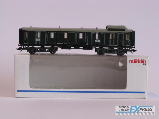 Marklin gebruikt materiaal 41371 Marklin Bagagewagon van de K.Bay.St.E.