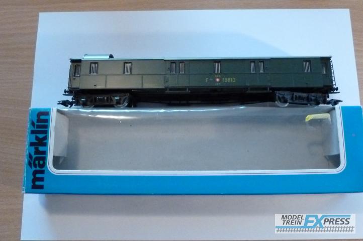 Marklin gebruikt materiaal 4146 Marklin bagagerijtuig SBB