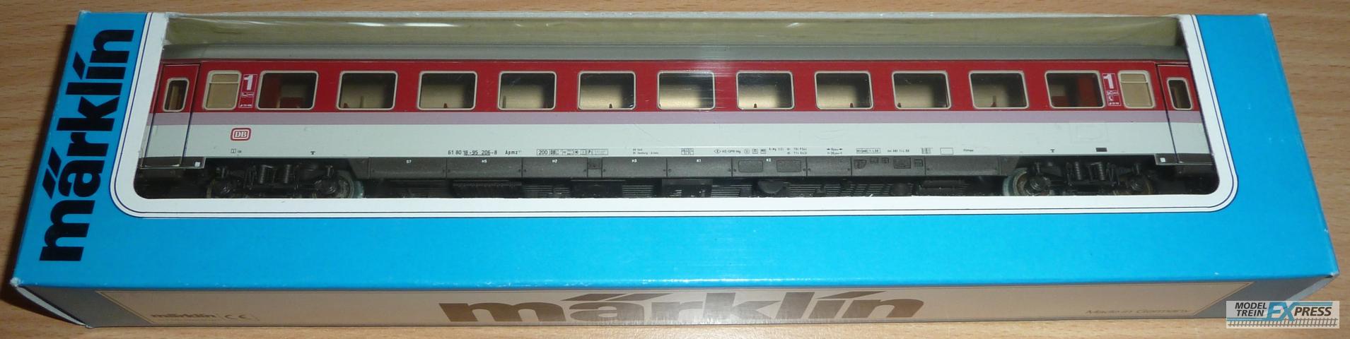 Marklin gebruikt materiaal 4226 Marklin IC-rijtuig 1e klasse, in doos