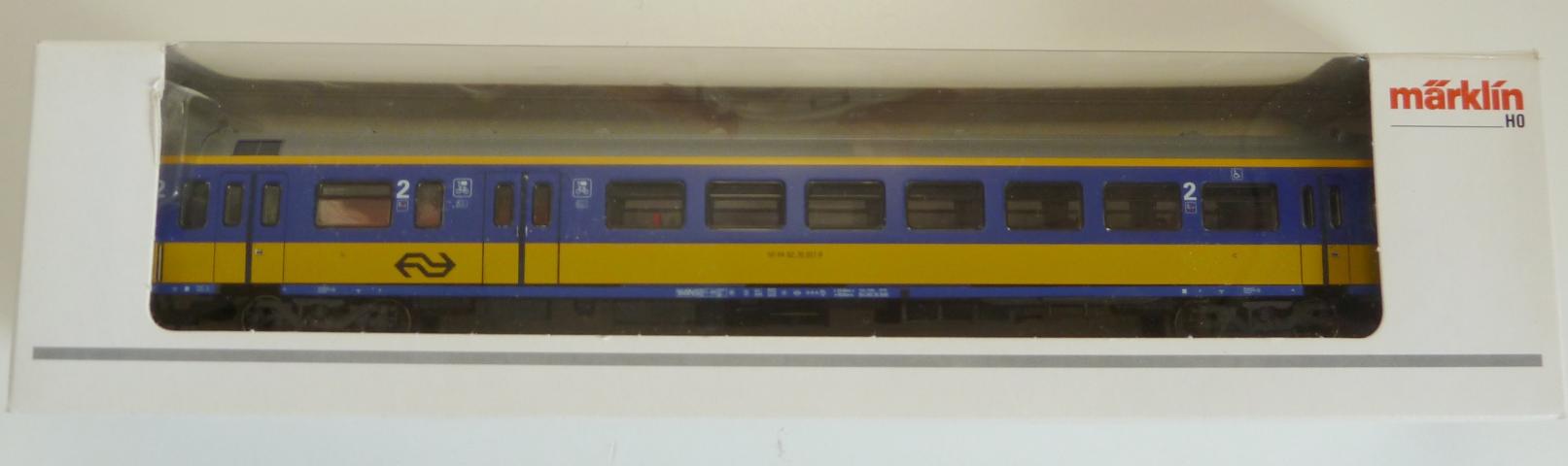 Marklin gebruikt materiaal 42646DC NS ICR rijtuig BKD, met DC-assen, in goede staat, in doos