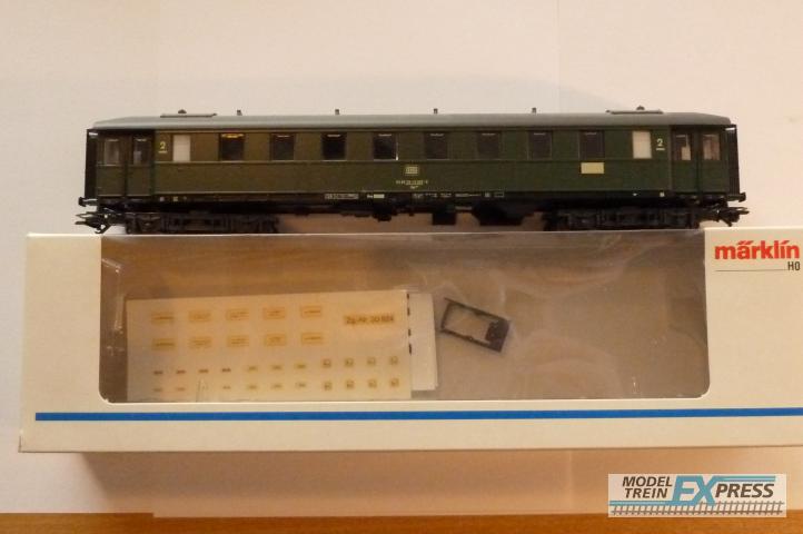 Marklin gebruikt materiaal 4277 Marklin 2e klas rijtuig DB