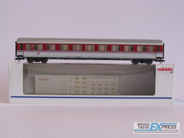 Marklin gebruikt materiaal 4285 Marklin IC Abteilwagen DB ep. IV,  in doos