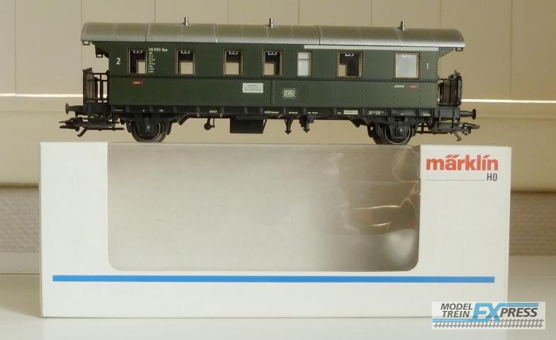 Marklin gebruikt materiaal 4313 ReizigDonnerbüchse - eenheidsrijtuig Pwi van de Deutsche Bundesbahn (DB). 1ste en 2de klasse.