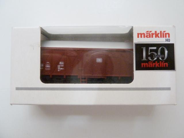 Marklin gebruikt materiaal 4410 DB gesloten goederenwagon, in goede staat, in doos