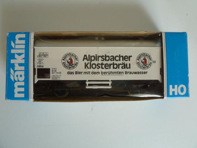 Marklin gebruikt materiaal 4417 Koelwagen "Alpirsbacher Klosterbräu", in doos