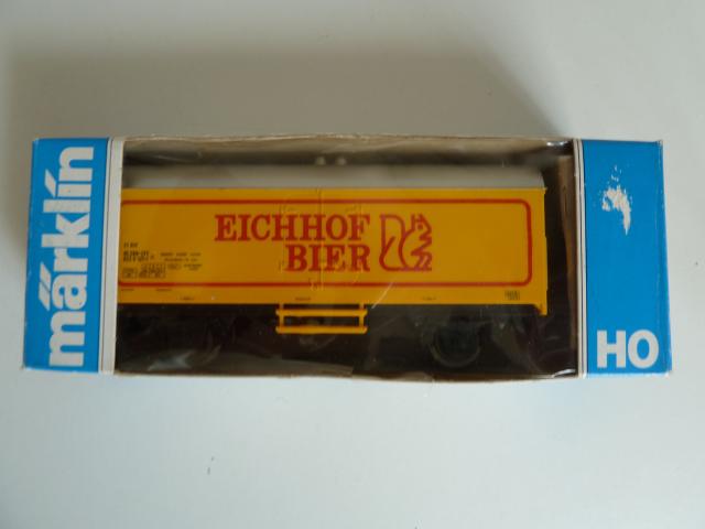 Marklin gebruikt materiaal 4420 Koelwagen "Eichhof Bier", in doos