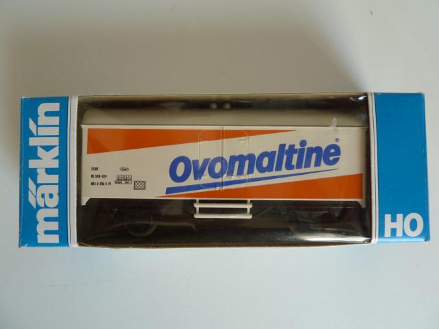 Marklin gebruikt materiaal 4428 SBB koelwagen "Ovomaltine", in doos