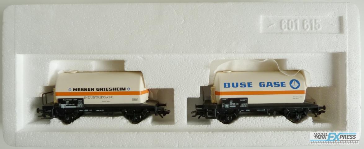 Marklin gebruikt materiaal 44513 Marklin EUROTRAIN (Idee+Spiel) Gas-kesselwagen-set nieuw in doos