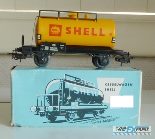 Marklin gebruikt materiaal 4502 Tank wagen Shell in doos
