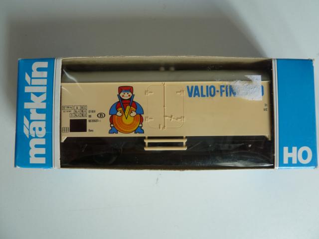 Marklin gebruikt materiaal 4568 NMBS koelwagen "Valio-Finland", in doos